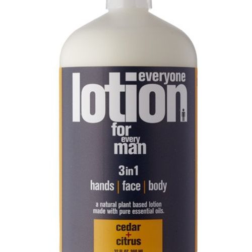 Everyone Men's 3-in-1 Lotion for Hands, Body, and Face - Cedar & Citrus (32 oz.)