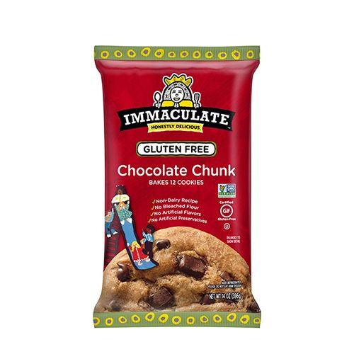 Immaculate Baking Gluten Free Chocolate Chunk Cookies 12 Count