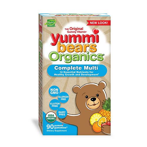 Hero Nutritionals Yummi Bears Organics Complete Multi 90 Gummies