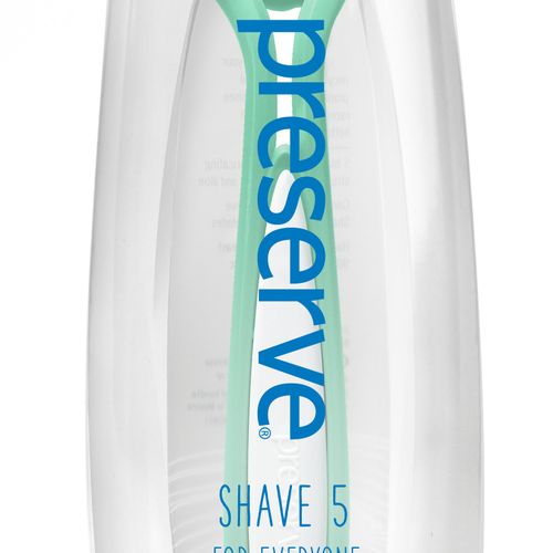 Preserve Shave 5 Refillable Razor  Made from Recycled Materials  Coral  1 ct