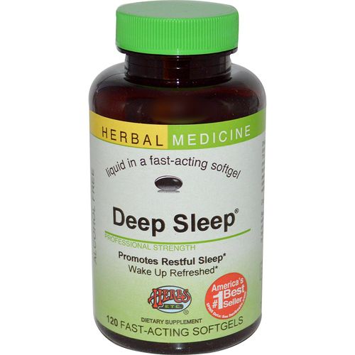 Deep Sleep - 120 Fast-Acting Softgels by Herbs Etc