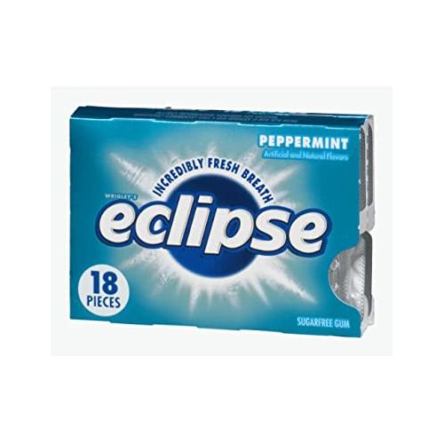 Eclipse Sugar Free Gum  Peppermint  18 Pc