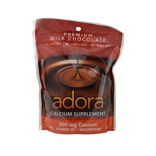 Adora - Calcium Supplement Rich Milk Chocolate 500 mg. - 30 Piece(s)