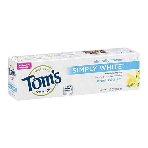 Toms Of Maine, Tthpste Whte Gel Mint Swt - 4.7oz