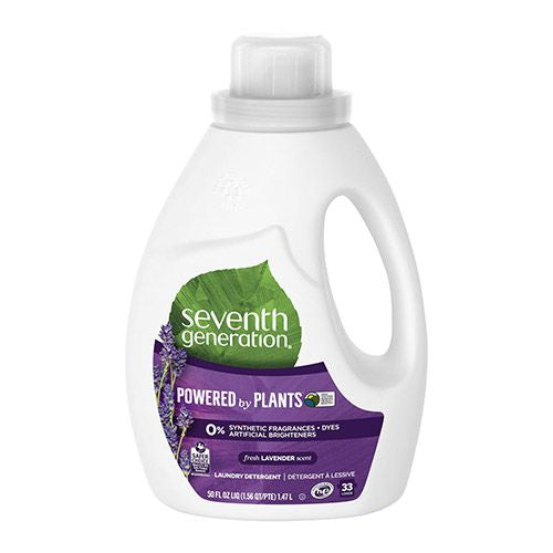 Seventh Generation Liquid Laundry Detergent, Fresh Lavender scent, 33 Loads, 50 oz