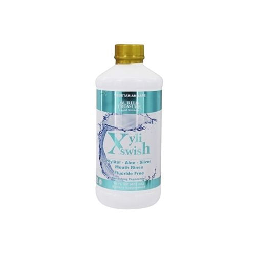 XyliSwish  Mouth Rinse  Refreshing Peppermint  16 fl oz (473 ml)  Buried Treasure