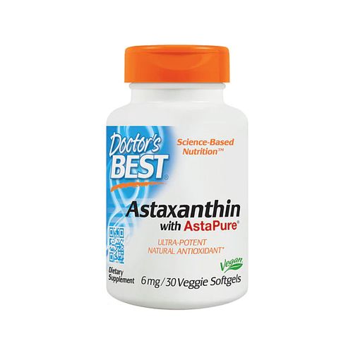 Doctor s Best Astaxanthin with Astareal 6 mg 30 Veg Sgels