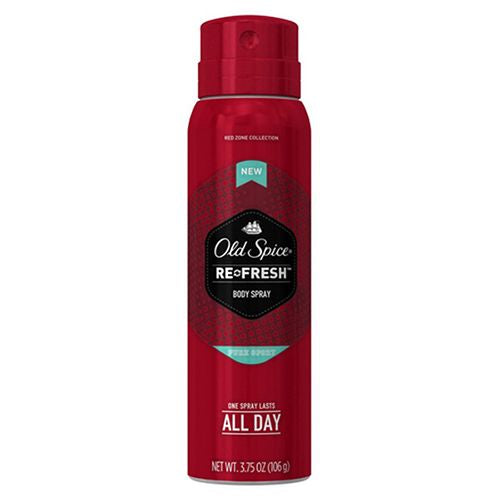 Old Spice Red Zone Pure Sport Scent Body Spray for Men  3.75 oz