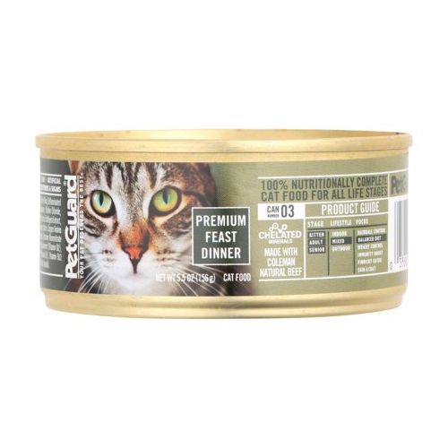 PetGuard Canned Cat Food Premium Feast Dinner 5.5 oz Can