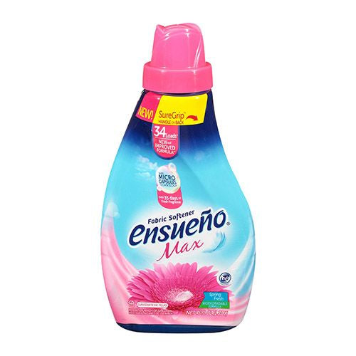 Ensueño® Max Liquid Fabric Softener, Spring Fresh, 45 fl. oz., 34 loads