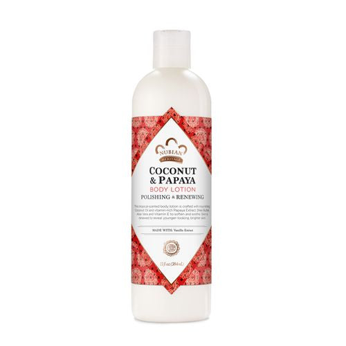 Nubian Heritage Coconut & Papaya Body Lotion 13 oz