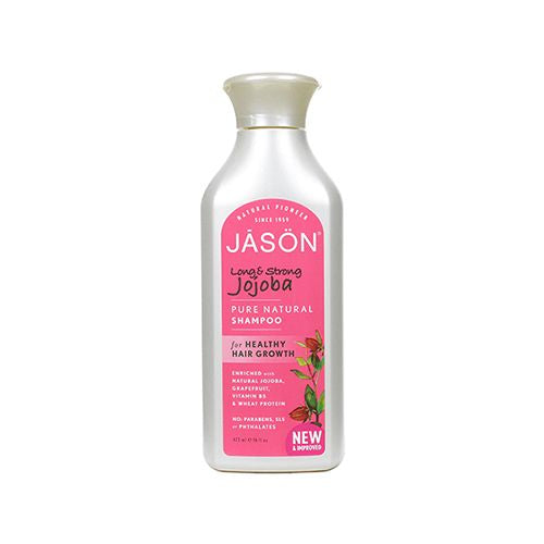 Jason Strong & Healthy Jojoba + Castor Oil Shampoo 16 fl oz Liq