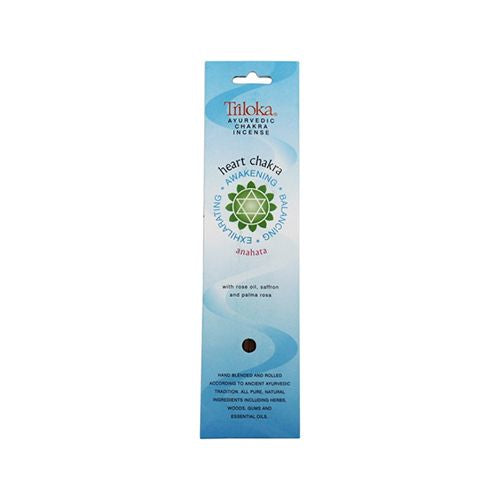 Triloka - Ayurvedic Chakra Incense Heart Chakra Anahata - 10 Stick(s)