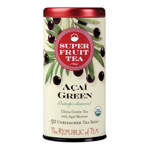 The Republic of Tea, Organic Acai Green Tea,Tea Bags, 50 ct
