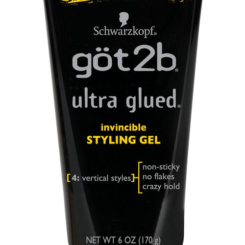 Got2b Ultra Glued Invincible Styling Hair Gel  6 oz