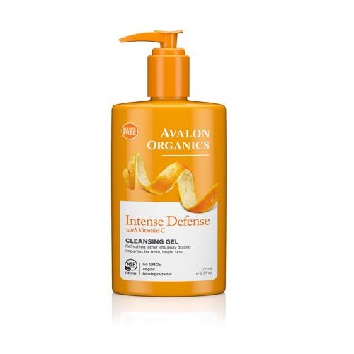 Avalon Organics Intense Defense Cleansing Gel with Vitamin C  8.5 fl oz