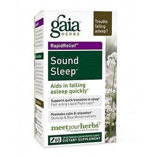 Gaia Herbs Sound Sleep Vegetarian Liquid Phyto-Capsules, 60 Ct