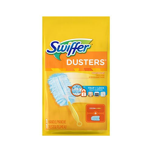 Swiffer Duster Short Handle Starter Kit (1 Handle  1 Duster)