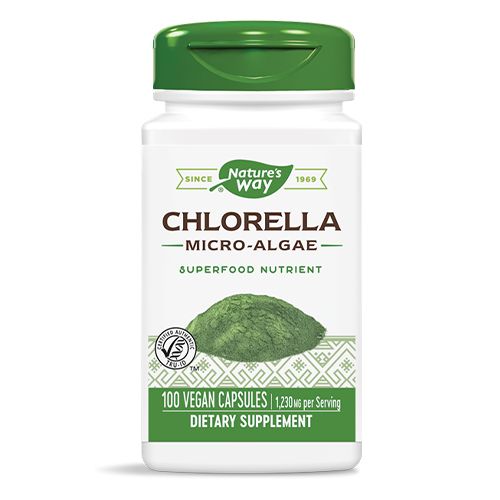 Nature s way chlorella micro-algae vegetarian capsules  100 ct