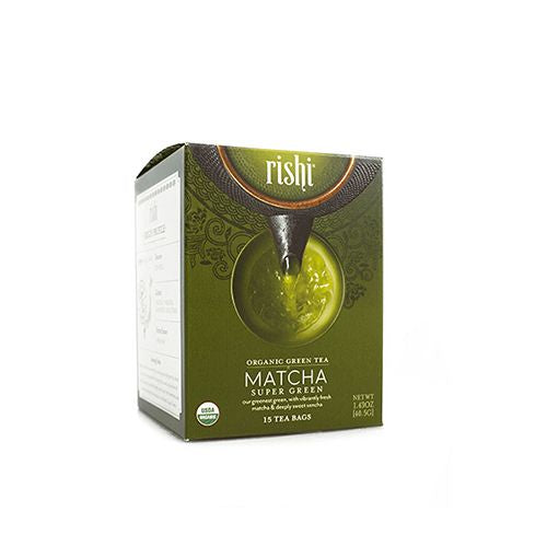 Rishi Organic Matcha Super Green Tea - 15ct