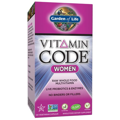 Garden of Life Vitamin Code Women s Multi  120 Capsules