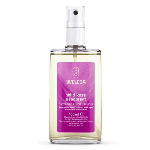 Weleda Wild Rose 24 Hours Deodorant Spray, 3.4 oz