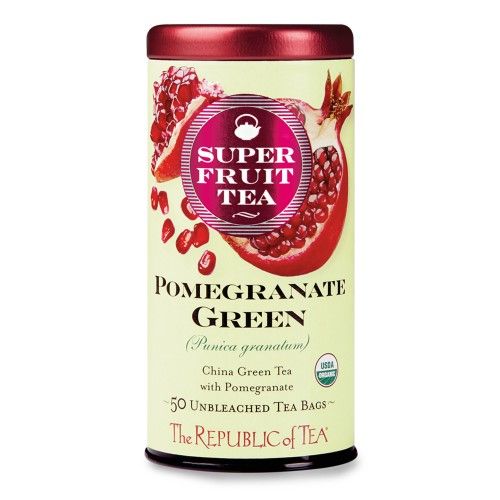 The Republic of Tea, Organic Pomegranate Green Tea, Tea Bags, 50 ct