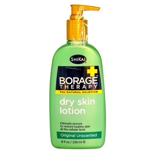 ShiKai Borage Therapy - Natural Dry Skin Lotion  Offers Real Relief from Dry  Red and Itchy Skin (Unscented  8 Ounces)