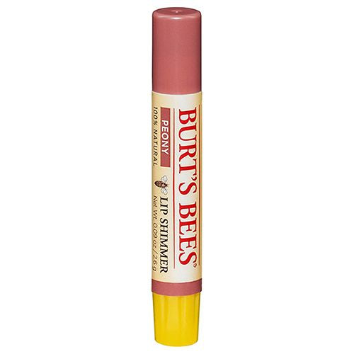Burt s Bees 100% Natural Moisturizing Lip Shimmer  Peony - 1 Tube
