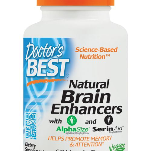 Doctor s Best Natural Brain Enhancers  Non-GMO  Vegan  Gluten Free  60 Veggie Caps