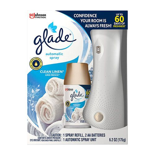 Glade automatic Spray Air Freshener kit with Unit & refill Apple Cinnamon