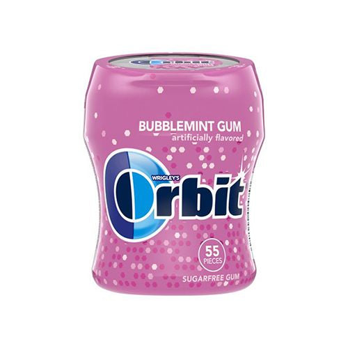 SUGARFREE BUBBLEMINT GUM, BUBBLEMINT