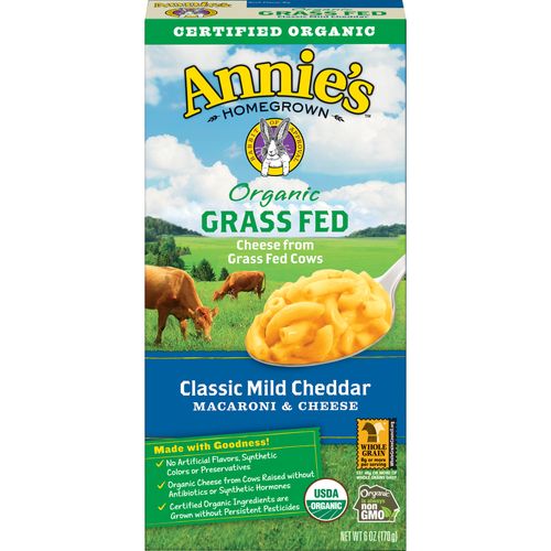 Annie's Organic Grass Fed Classic Mild Cheddar Macaroni & Cheese