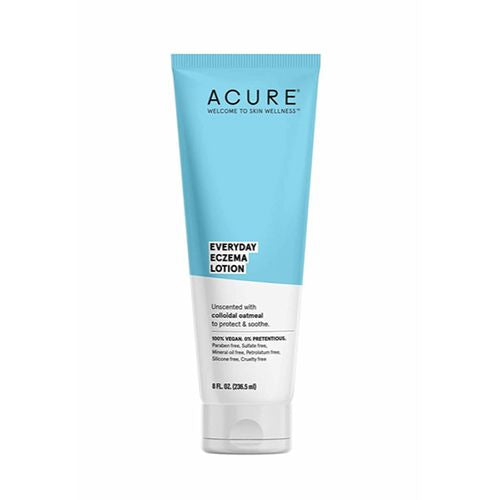 Acure Everyday Eczema Lotion 100% Vegan for Sensitive & Easily Irritated Skin 2% Colloidal Oatmeal & Cocoa Butter, Unscented, 8 Fl Oz (B07PGHHWKB)
