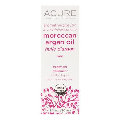 ACURE Radically Rejuvenating Rose Argan Oil | 100% Vegan | Provides Anti-Aging Support | Pure, Cold Pressed & Rich in Vitamin E - Hydrates & Restores | 1 Fl Oz (B01KU49HEA)