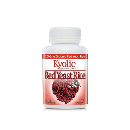 Kyolic Aged Garlic Extract Formula 114, Red Rice Yeast & Coq10, 75 Capsules (Packaging May Vary) (B00CH199CA)