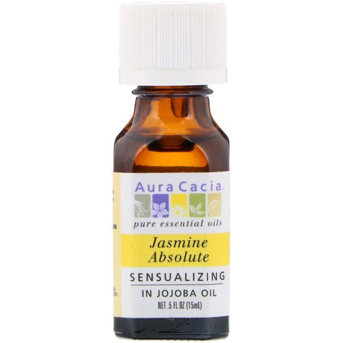 Aura Cacia Essential Oil Jasmine Absolute 0.5 fl oz Liq