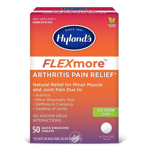 FLEXmore Arthritis Pain Relief Homeopathic (50 Quick Dissolving Tabs)
