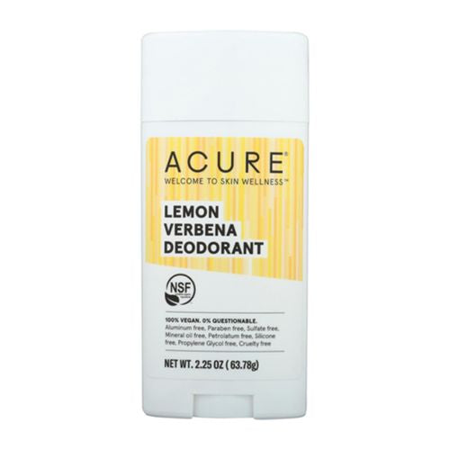 Deodorant, Lemon Verbena, 2.25 Oz (63.78 G) - Acure