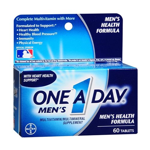 One A Day Men's Health Formula Multivitamin/Multimineral Supplement, 60ct