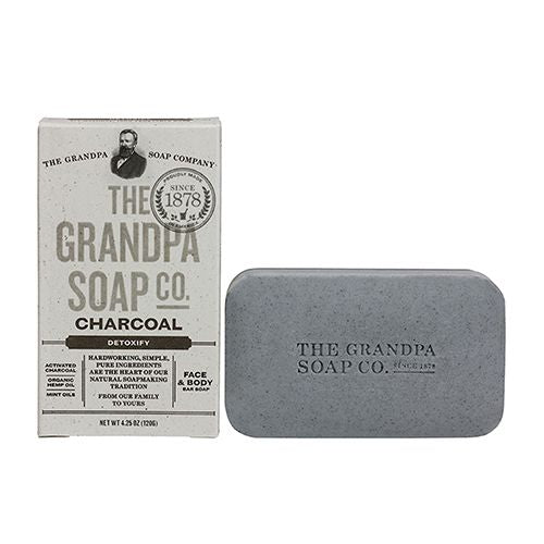 Grandpas, Soap Bar Charcoal - 4.25oz