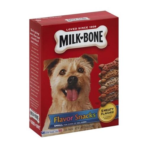 Milk-Bone Flavor Snacks Small Dog Biscuits  Flavored Crunchy Dog Treats  24 oz.