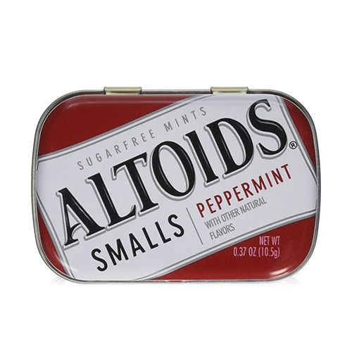 Altoids Smalls Peppermint Sugar Free Mints Single Pack  0.37 Ounce