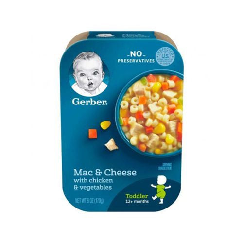 Gerber Lil Meals Mac and Cheese with Chicken and Vegetables 6 oz Tray