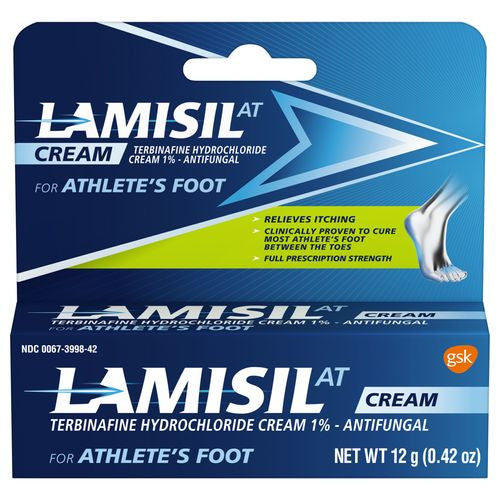 Lamisil AT Full Prescription Strength Antifungal Cream for Athletes Foot, .42 ounce