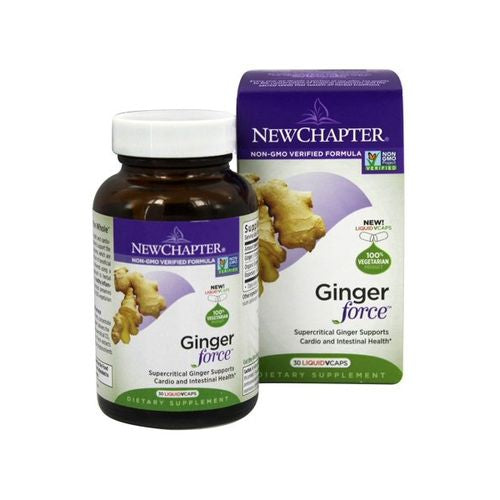 New Chapter - Ginger Force - 30 Vegetarian Capsules