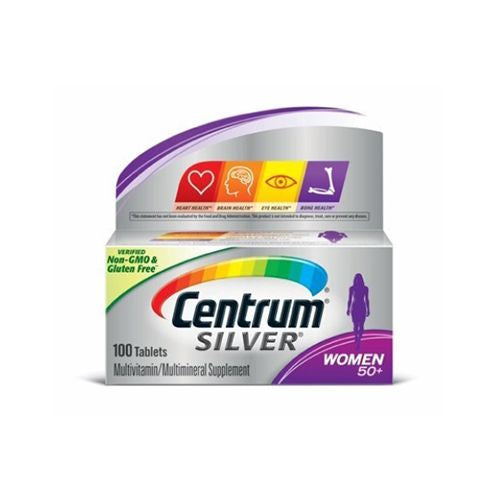 Centrum Silver Women 50+ Multivitamin/Multimineral Supplement Tablets - 100ct