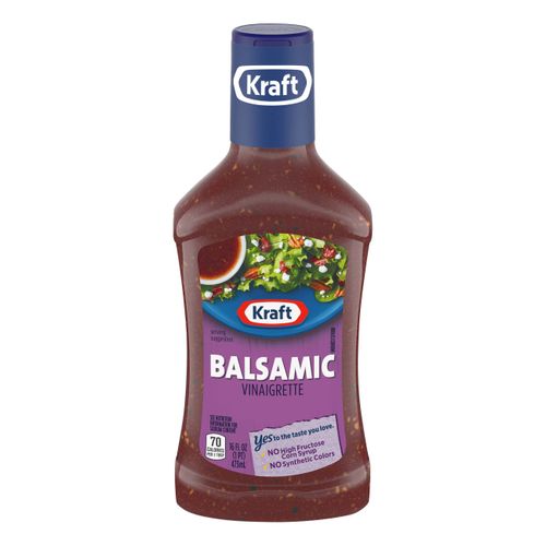 Kraft Balsamic Vinaigrette Dressing, 16 fl oz Bottle