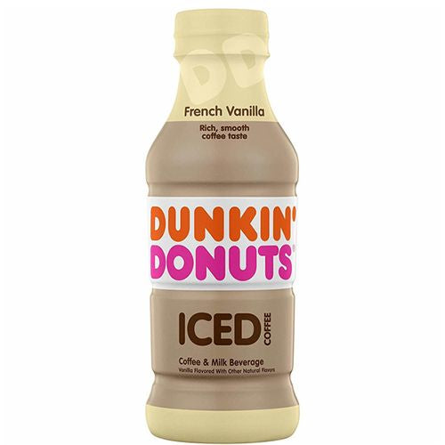 Dunkin  French Vanilla  Iced Bottled Coffee Drink  13.7 fl oz