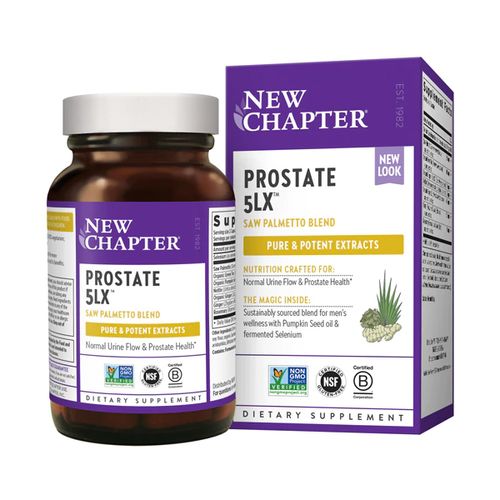 New Chapter Prostate 5Lx Saw Palmetto Blend 60 Veg Caps